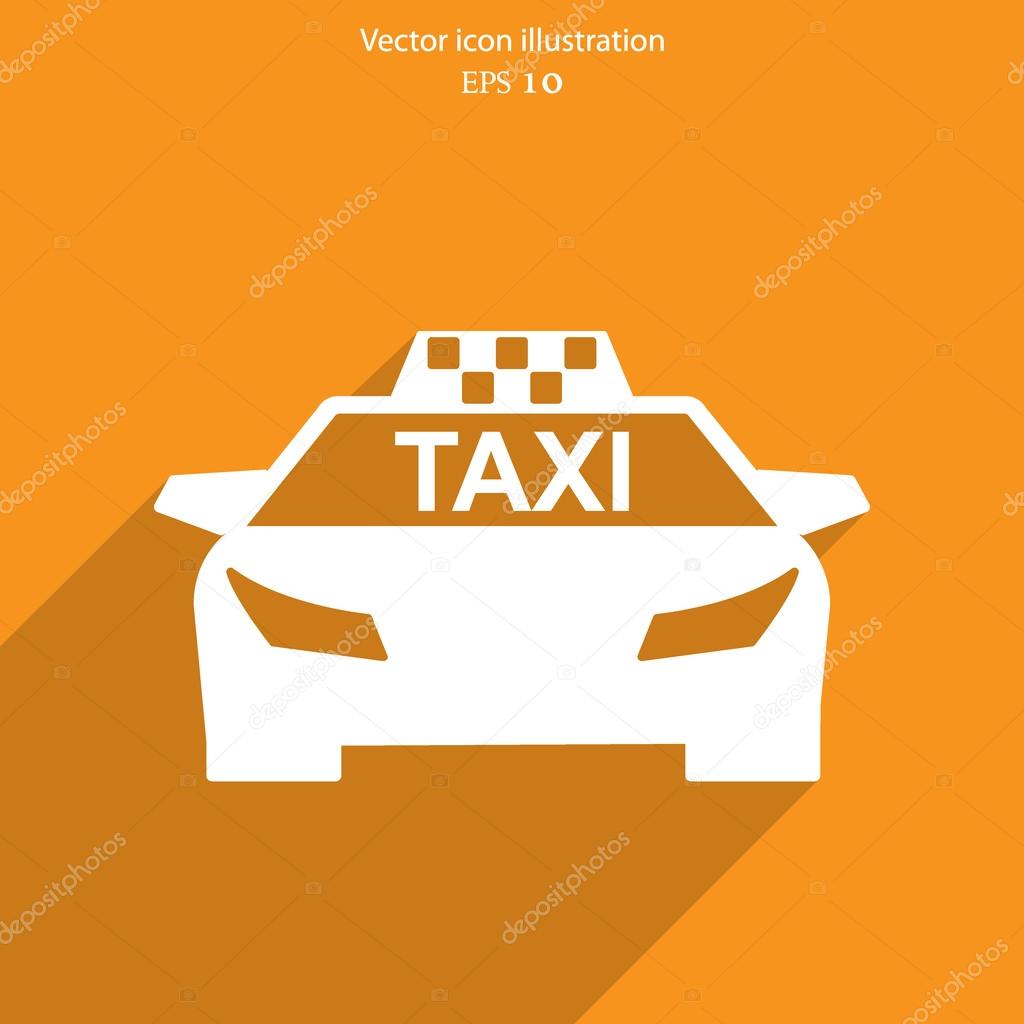 Vector taxi icon