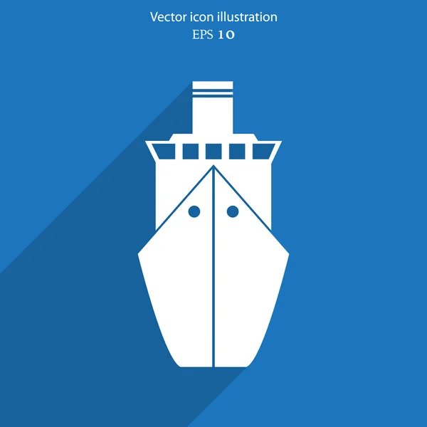 Vector ship icon — Stock Vector