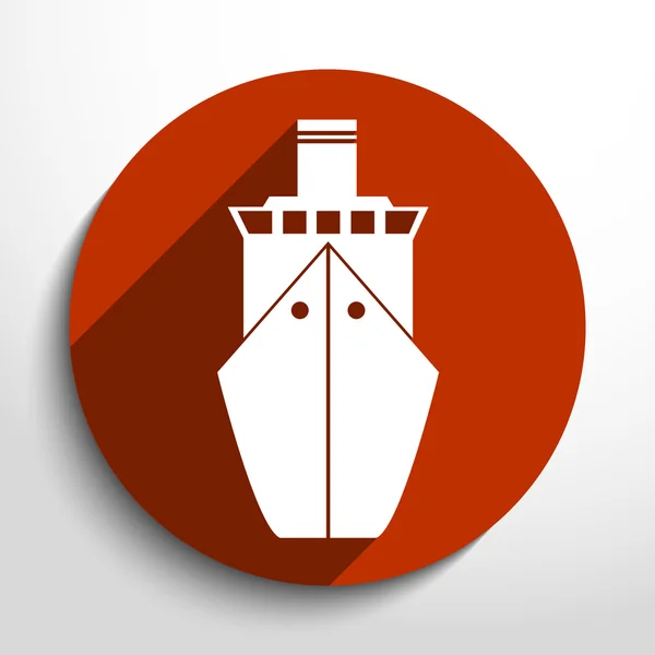 Vector ship icon — Stock Vector