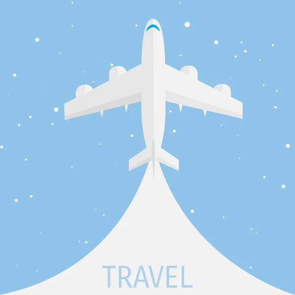 Illustration de concept de voyage mondial . — Image vectorielle