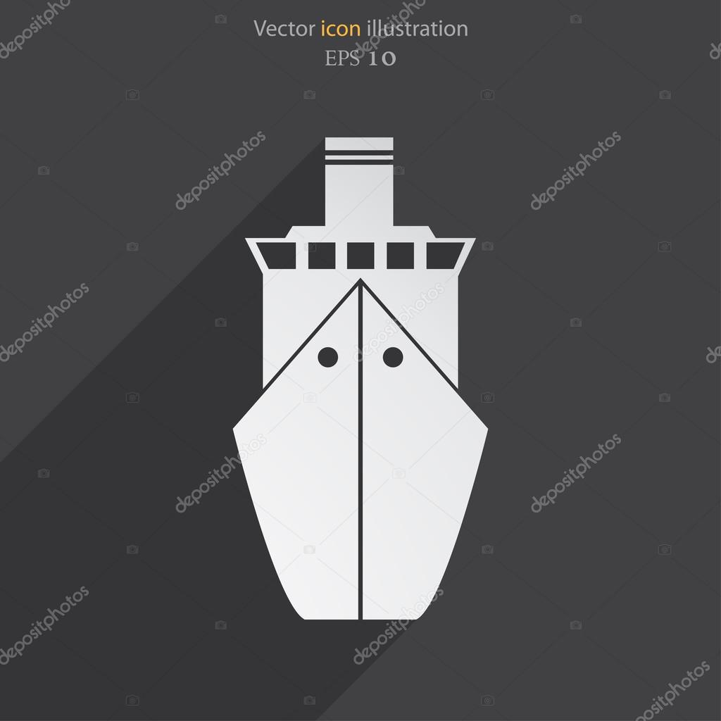Vector ship icon