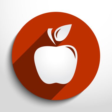 vektör elma simgesi