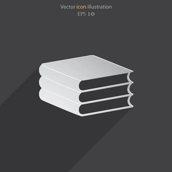 Ícone do livro vetorial — Vetor de Stock