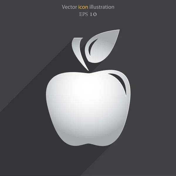 Vektorové ikony apple — Stockový vektor