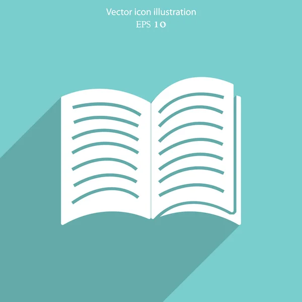 Vector book icon — Stock Vector