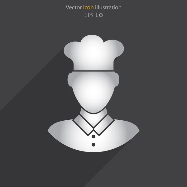 Chef ilustración — Vector de stock