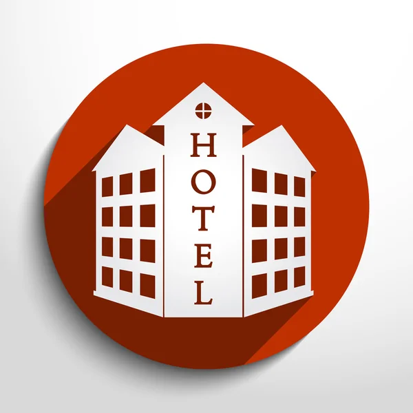 Vector hotel pictogram — Stockvector
