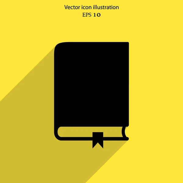 Ícone do livro vetorial — Vetor de Stock