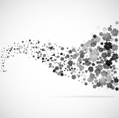 Çiçekli vektör arkaplanı.