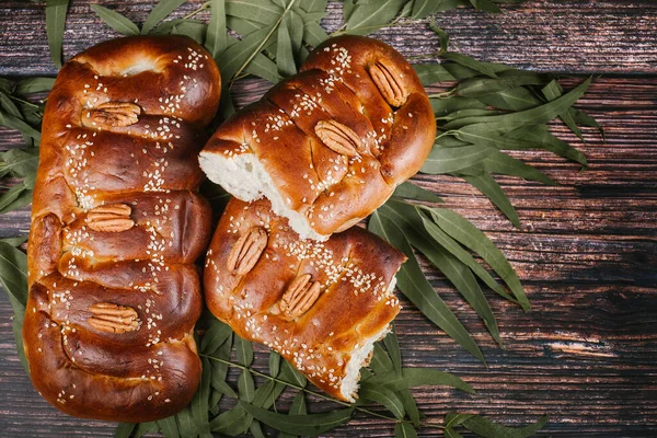Traditionelles Mexikanisches Brot Namens Pan Fiesta Aus Tlaxcala Und Puebla — Stockfoto