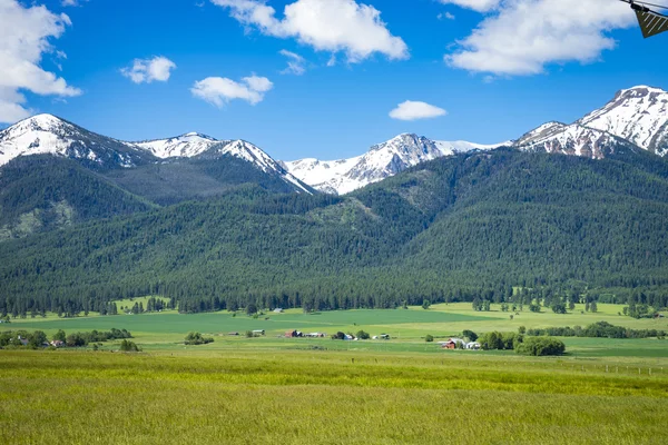 Ranczo gruntów w pobliżu Joseph, Oregon — Zdjęcie stockowe