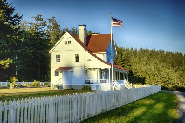 Maison des gardiens de phare, Oregon — Photo