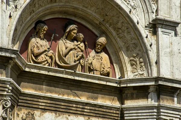 Catholic relief carvings — Stock Photo, Image