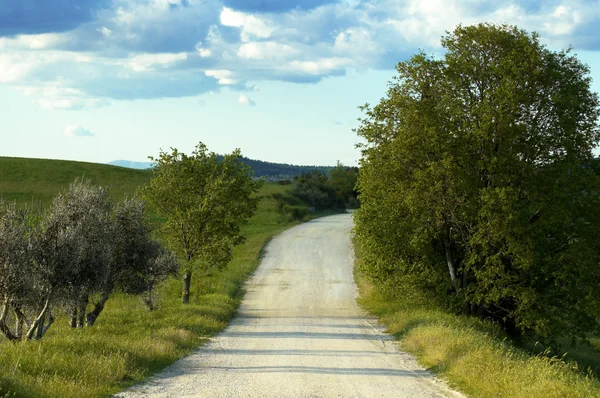 Schotterstraße in Italien — Stockfoto