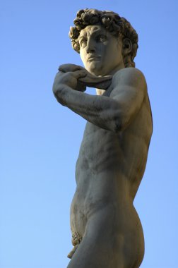 Micheangelo'nın David, Piazza Della Signoria, Florence kopyası,