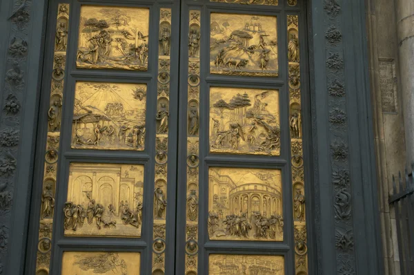 Baptistry doors, Florence, Italy — Stock Photo, Image