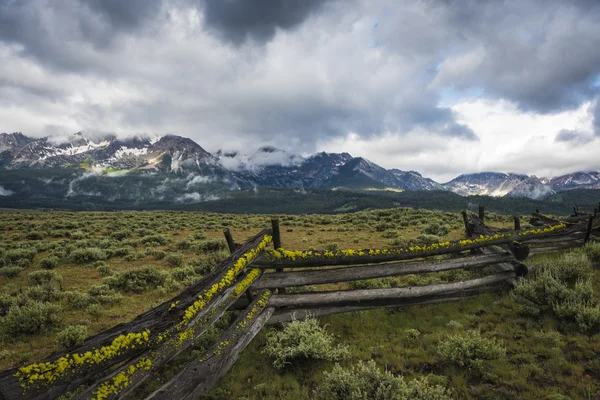 Sawtooth Mountain Range, Idaho — Stock Photo, Image