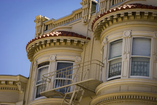 Colorful apartments in San Francisco, California — Stock Photo, Image