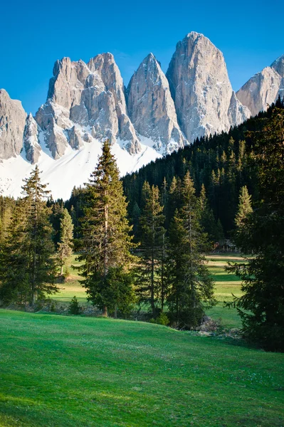 Dolomitach, w północnych Włoszech — Zdjęcie stockowe