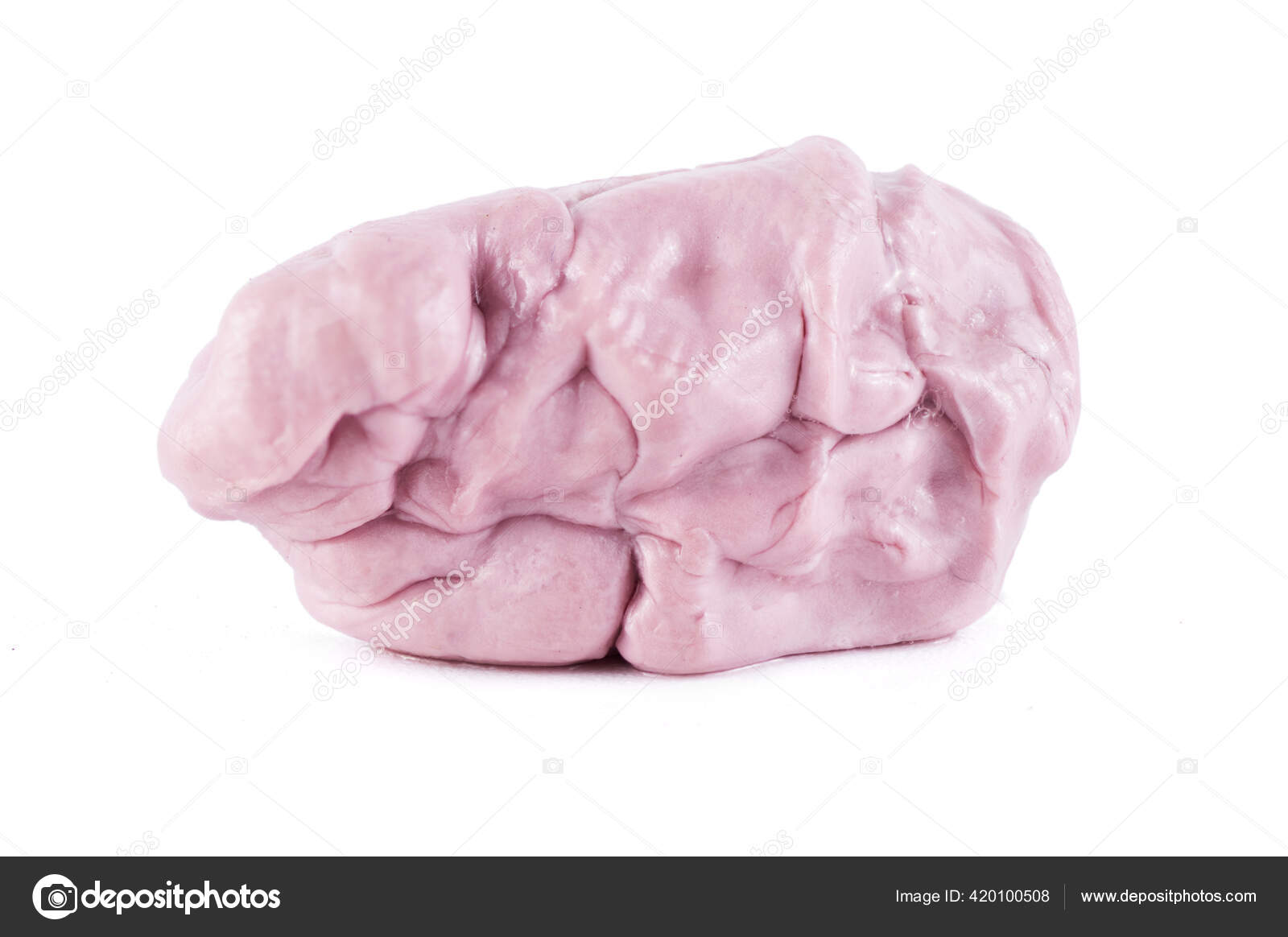 Chewed Bubble Gum Isolated White Background Stock Photo by ©Jamakosy
