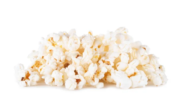 Popcorn Snack Nahaufnahme Isoliert Auf Weißem Hintergrund — Stockfoto