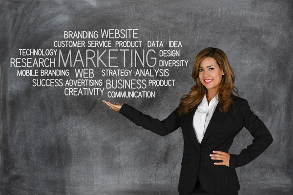 Woman Business Marketing — Stock Photo, Image