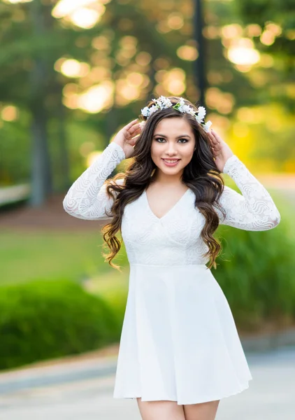 Braut auf einer Hochzeit — Stockfoto