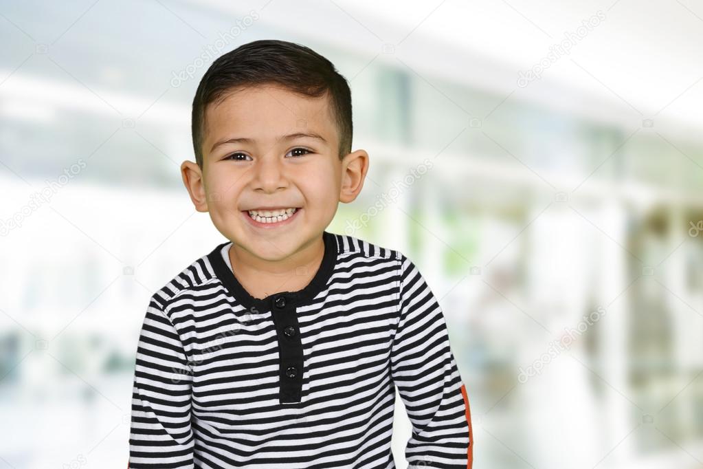 Young Boy At School