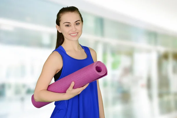 Vrouw aan het trainen — Stockfoto