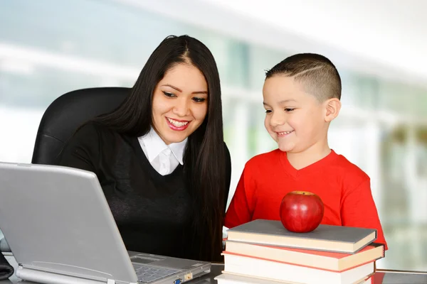 Teacher and student — Stock Photo, Image