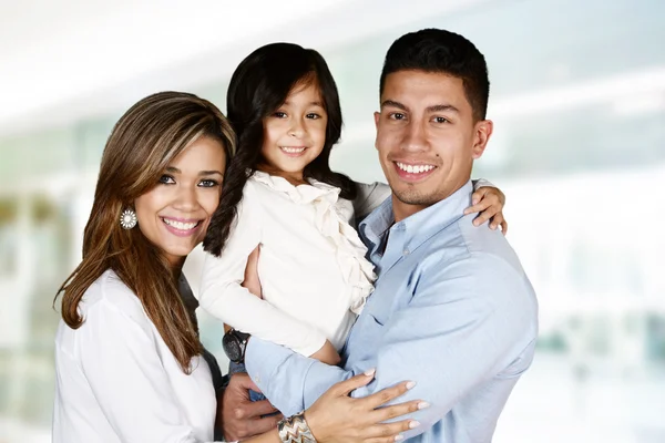 西班牙裔美国人的家庭生活 — 图库照片