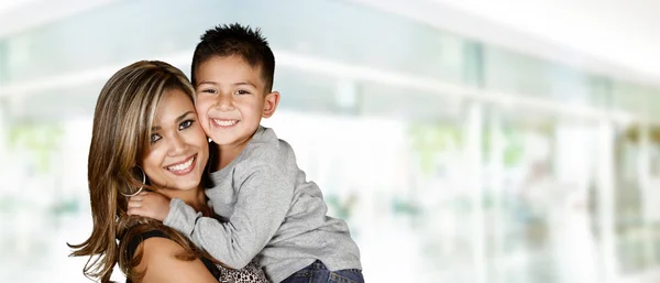 Moeder en zoon — Stockfoto