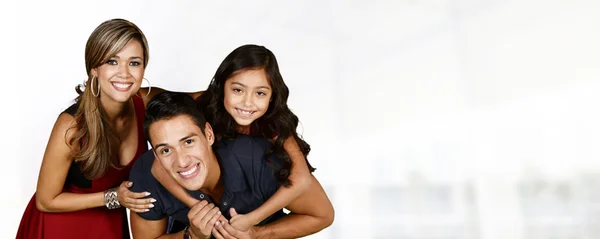 Hispanic Family Together — Stock Photo, Image