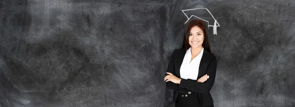 Woman At Business School — Stock Photo, Image