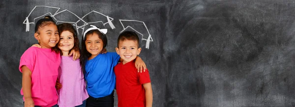 Elever i skolan — Stockfoto