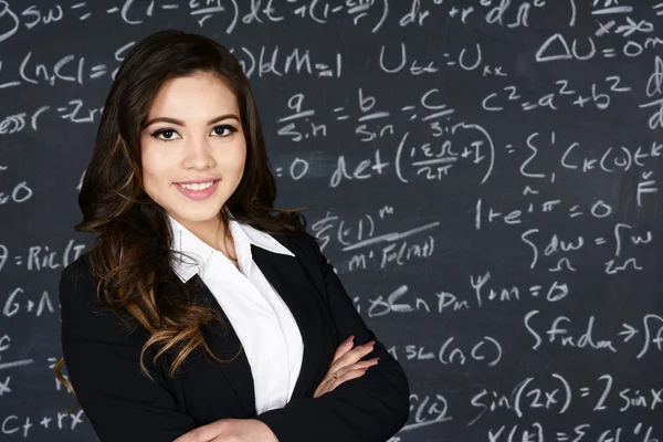 University Math Teacher — Stock Photo, Image