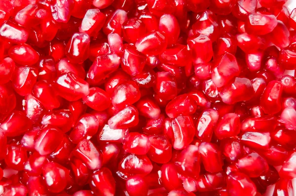 red grains of garnet