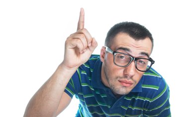 Sunum, üzerinde beyaz izole