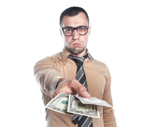 Businessman with Money — Stock Photo, Image