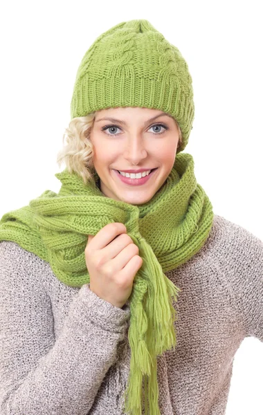 Young woman, studio shot — Stock Photo, Image