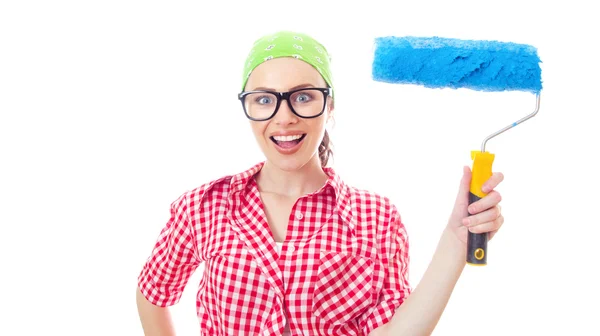 Painter female — Stock Photo, Image