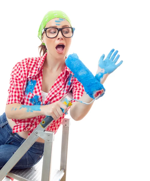 Worker woman — Stock Photo, Image