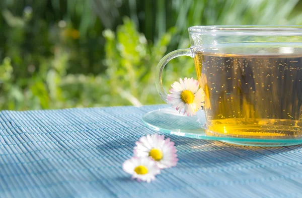 Tasse de thé à la camomille — Photo