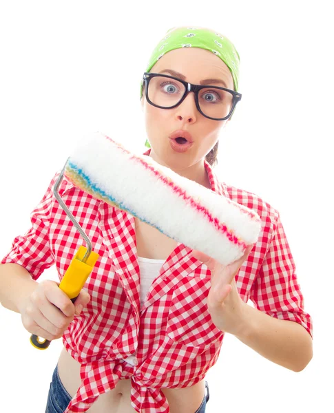 Female painter — Stock Photo, Image