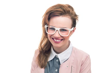 Şık bir genç kız portresi 