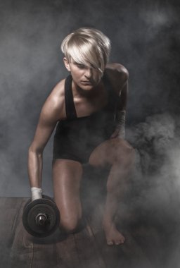 Sportif atletik kadın