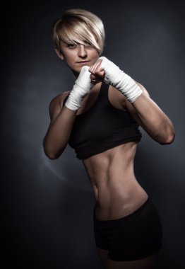 Sportif atletik kadın