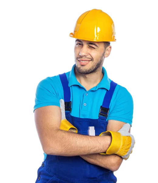 Builder - byggnadsarbetare — Stockfoto