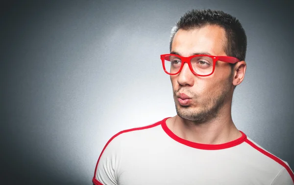 Labios fruncidos — Foto de Stock