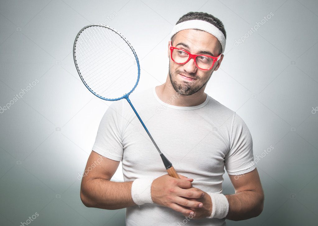 Joueur De Tennis Drole Image Libre De Droit Par Alen44 C
